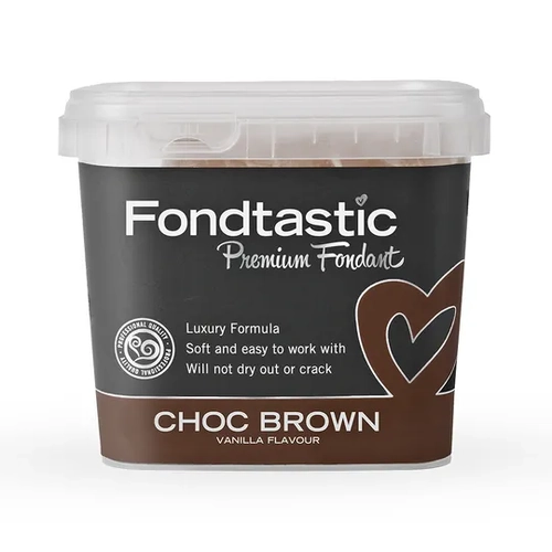 Fondtastic CHOC BROWN Fondant 1kg