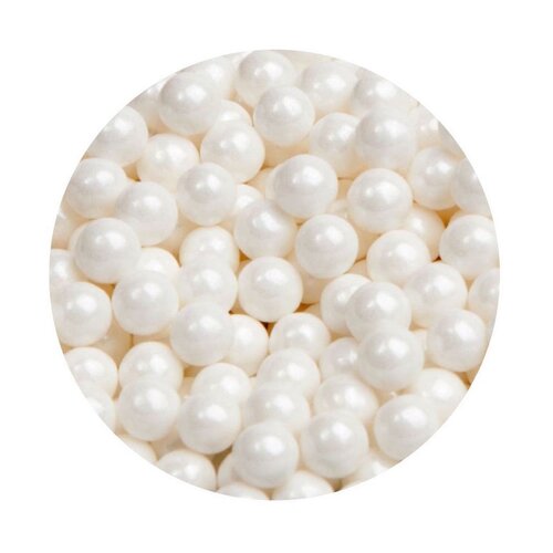 6mm WHITE PEARL Cachous 1kg by Amarischia