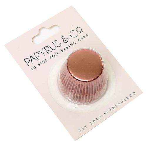 Mini Rose Gold Foil Baking Cup (50pk)