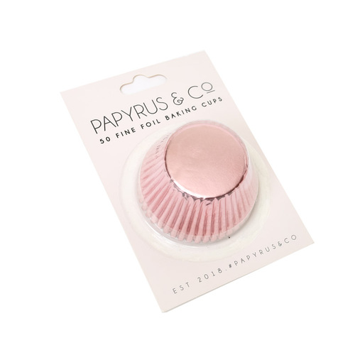 Standard #550 Pastel Pink Foil Baking Cup (50pk)