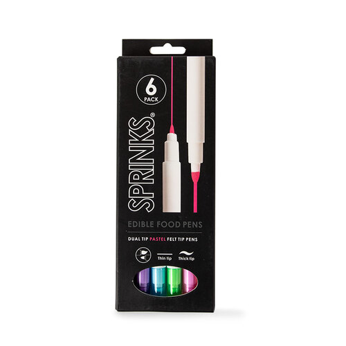 PASTEL Edible Food Pen Set (6) | SPRINKS