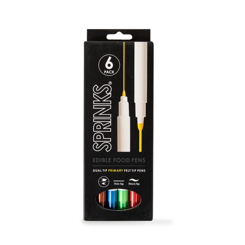 PRIMARY Edible Food Pen Set  (6) | SPRINKS