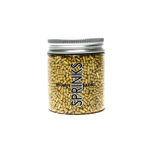Sprinks Metallic Gold Jimmies 1mm - 85g