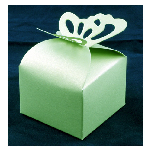 Favour Box  Butterfly Green (10)