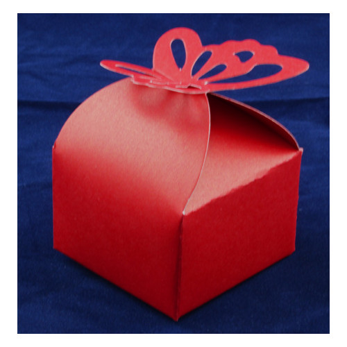 Favour Box  Butterfly Red (10)