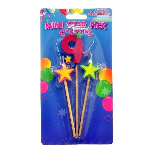 Candle - Mini Star Pick 9 (1)
