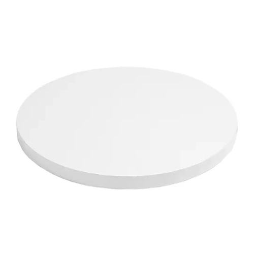  MDF Board 10mm White Round 16"