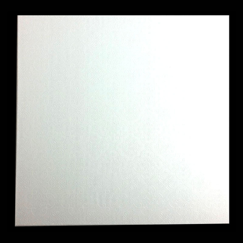  MDF Board 10mm White Square 12"