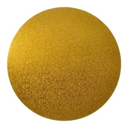 4mm MDF Board Gold Round 14"