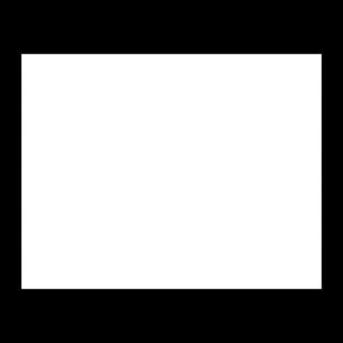 6mm MDF Board White Rectangle 16x24"