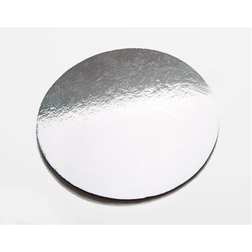 3mm Cake Board Std 08" Round Silver (5 pack )