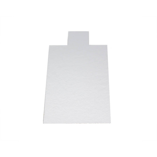 Tab Slice Board 95 x 55mm Rect SILVER (100)
