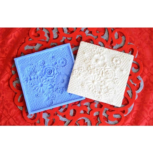 Floral Sensation Bas-Relief Mould