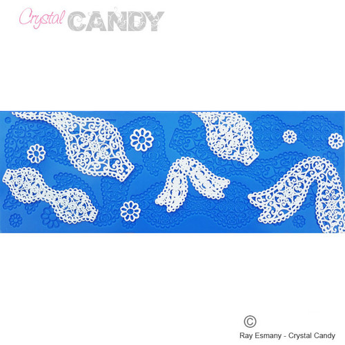 Crystal Candy Gold Lace Mat  Bowtique Bow