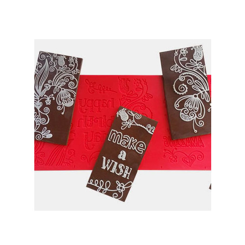 Crystal Candy Gold Lace Mat  Happy Birthday Make A Wish