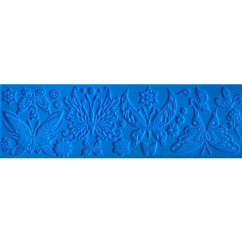 Crystal Candy Platinum Lace Mat  Butterflies