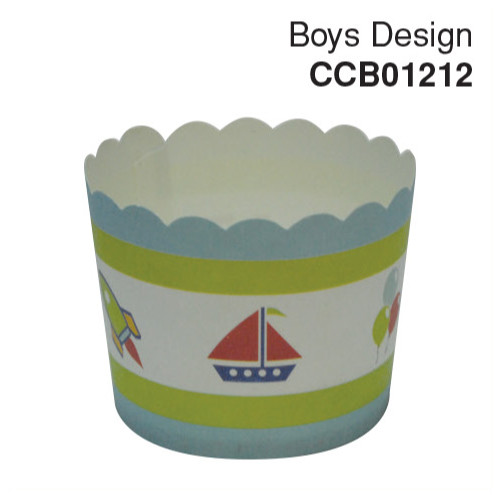 Cupcake Case Boys Design Carton 600pc