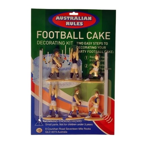 Cake Kit  Aus. Rules Footy Generic (Ea)