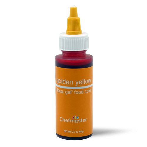 Chefmaster Golden Yellow Liqua-Gel 2.3oz/68ml