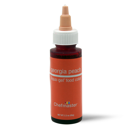 Chefmaster Georgia Peach Liqua-Gel 2.3oz/68ml