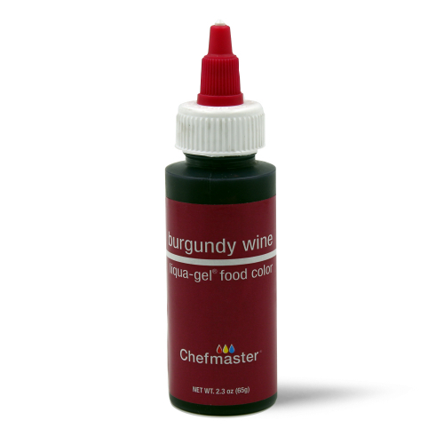 Chefmaster Burgundy Wine Liqua-Gel 2.3oz/68ml