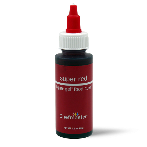 Chefmaster Super Red Liqua-Gel 2.3oz/68ml