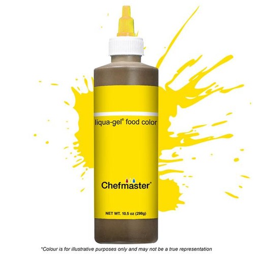 Chefmaster Lemon Yellow Liqua-Gel 298g