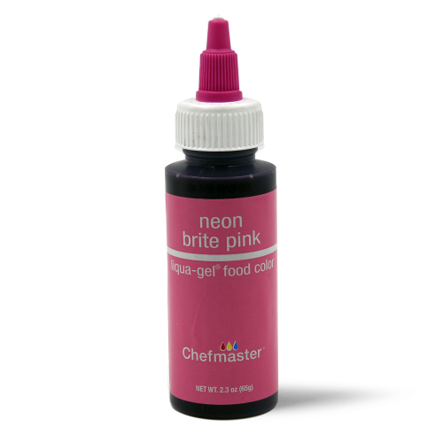Chefmaster Neon  Bright Pink Liqua-Gel 2.3oz/68ml
