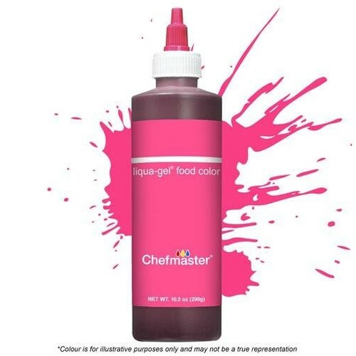 Chefmaster Neon Bright Pink Liqua Gel 298g