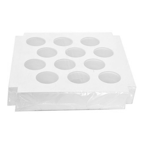 12 Hole 54mm Insert for 10x10  Cake Box (100)