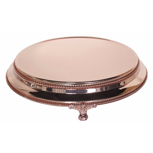 plateau stand rose gold