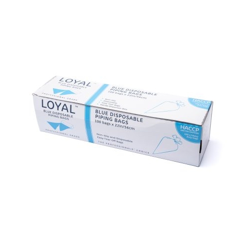 Disposable Piping Bags Blue 22" Blue