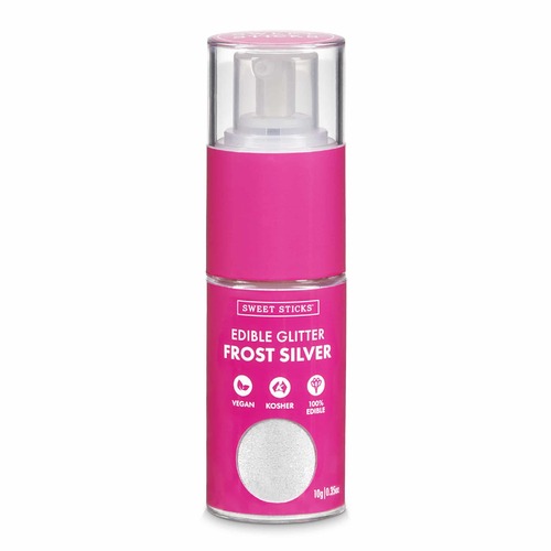 Sweet Sticks Glitter Pump - FROSTED SILVER