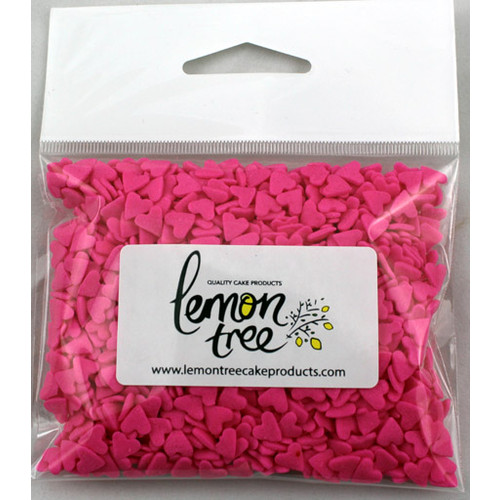 Confetti Shapes Pink Hearts 50g HS