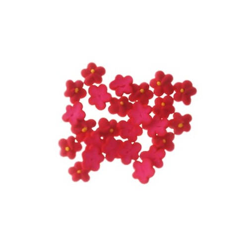 Flower  5 Petal Baby Red 1cm (150)