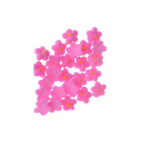 Flower  5 Petal Baby Pink 1cm (150)