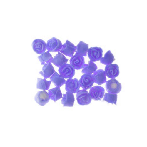 Rose  Whirl Baby Lavender 1.3cm Hangsell 25pc