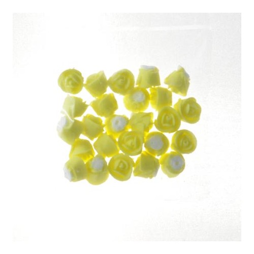 Rose  Whirl Baby Yellow 1.3cm (Box 150)