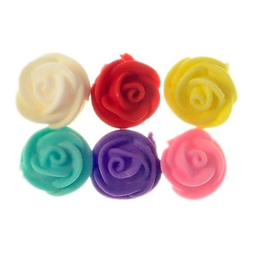 Rose  Astd Swirl Small 1.5cm (Bx 128)