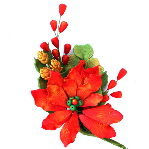 Poinsettia Spray (1)