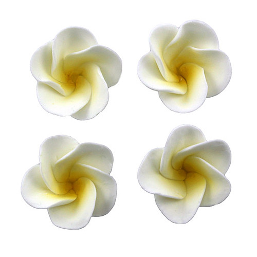 Frangipani Small 30mm Lemon Hangsell (6pk)
