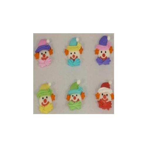 Decoration Clowns Mini Assorted (Box 180)