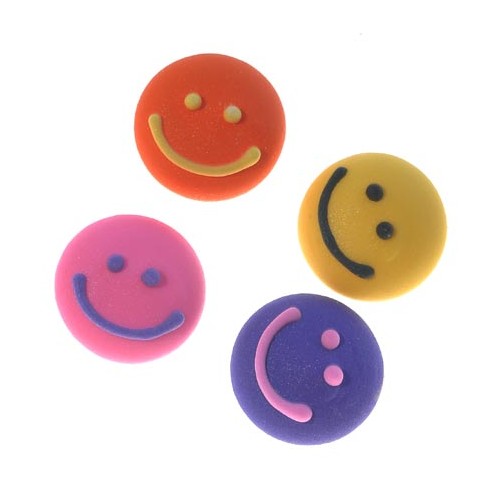 Smiley Faces Round Assorted (180)