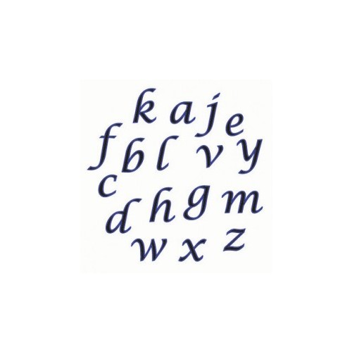 FMM Cutter Script Alphabet Lower Case Script 1.5 cm
