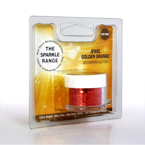 Jewel Golden Orange Glitter by Rainbow Dust
