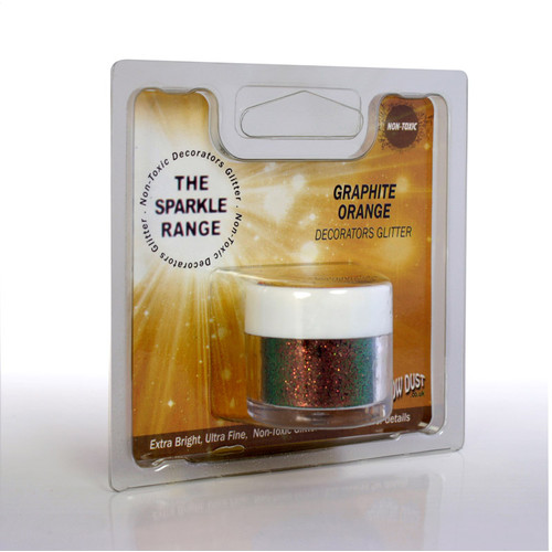 Graphite Orange Glitter by Rainbow Dust