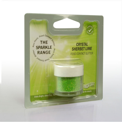 Crystal Glitter Sherbert Lime by Rainbow Dust