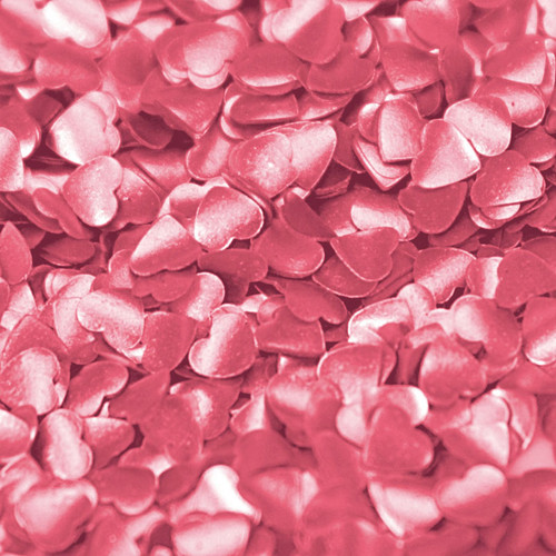 Edible Hearts Pink 2g (Ea)