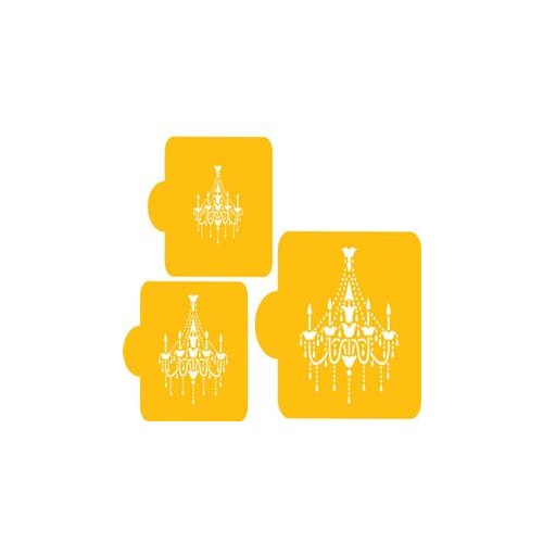Stencil  Chandelier Set