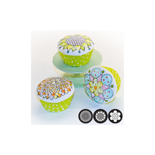 Cupcake and Cookie Textured Tops  Whimsy Bloom